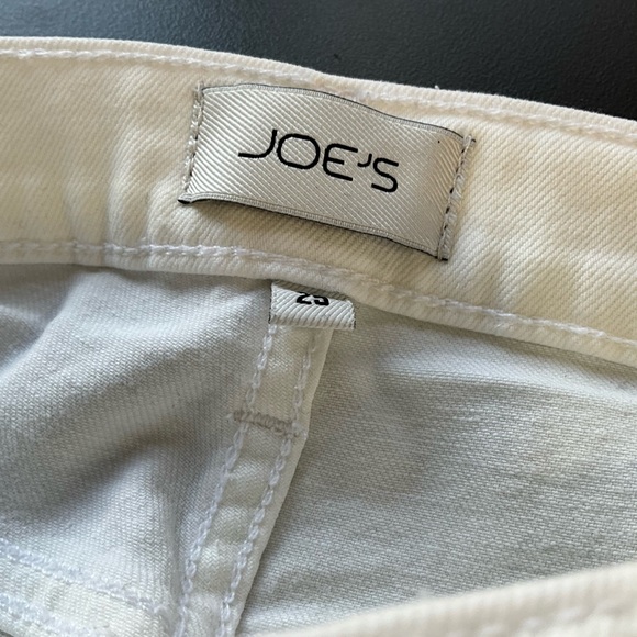 Joe's Jeans White High-Rise Straight Leg Jeans - Picture 5 of 7